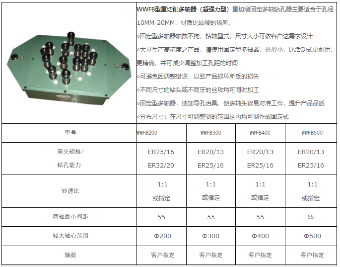 (超重型切削）WWFB固定式多轴器(图1)